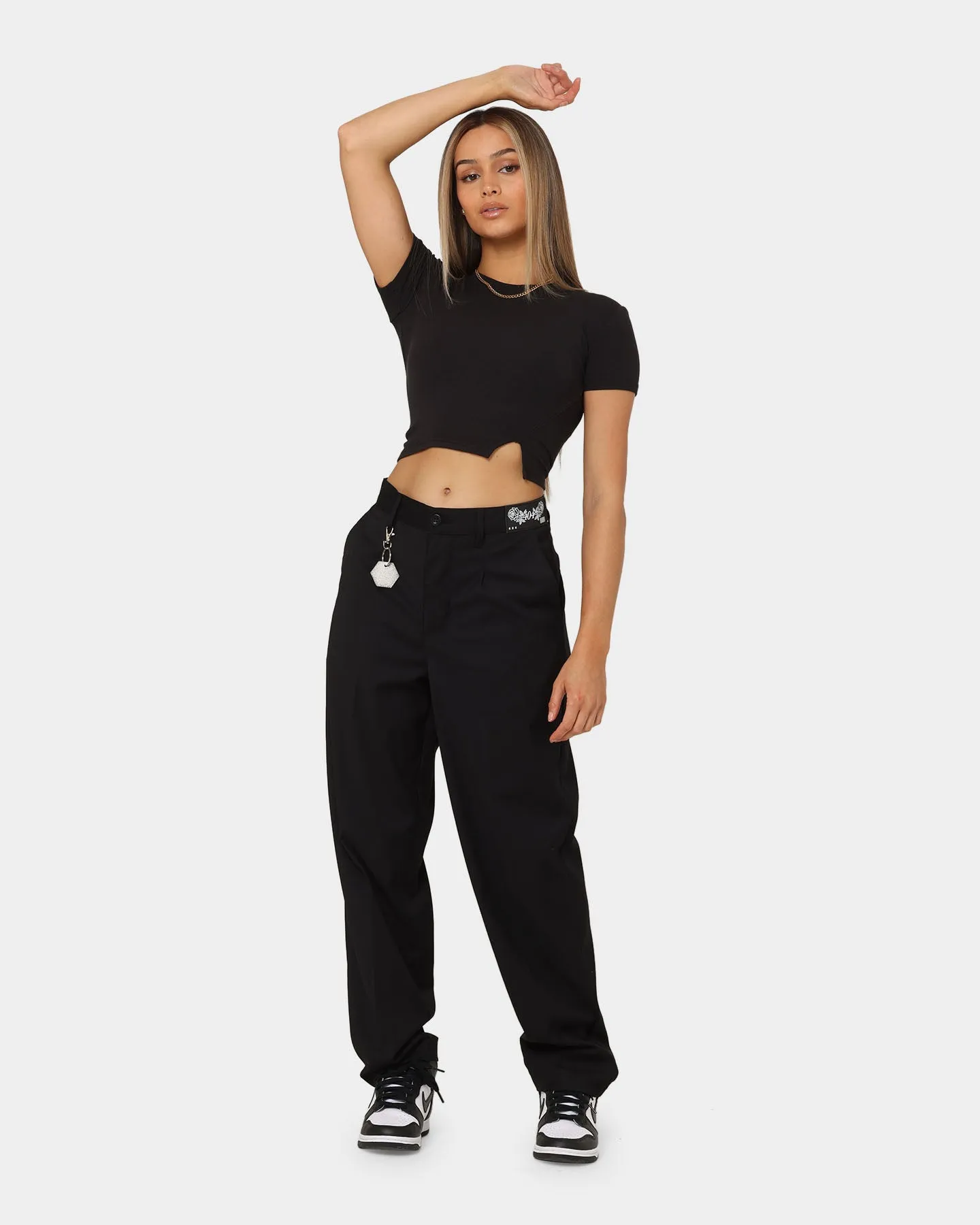 404 Liberty Baggy Trousers Black