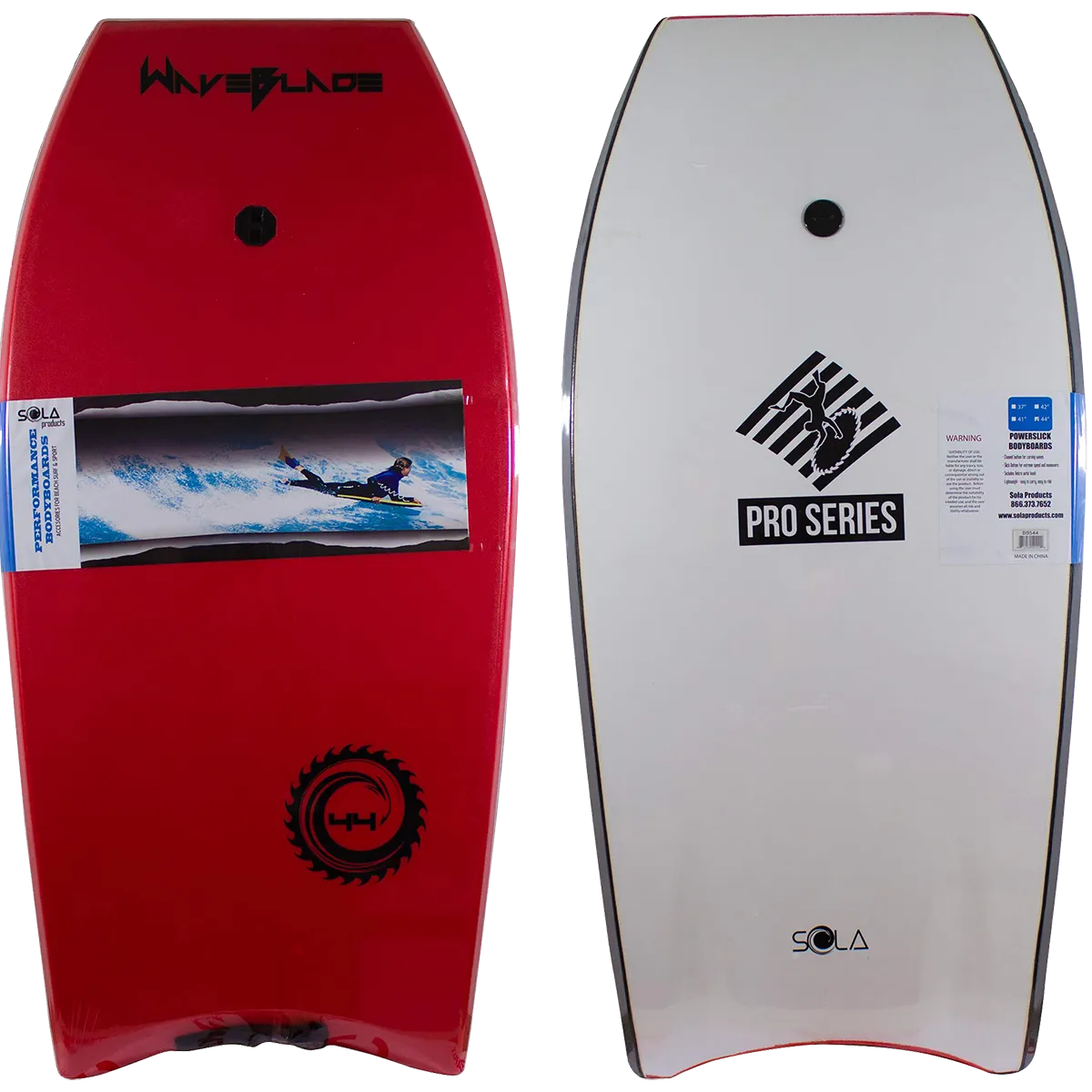 41 in WaveBlade Slick Bottom Board w/ Leash