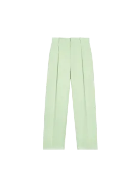 Archive Men's Cotton Tailored Trousers—pistachio