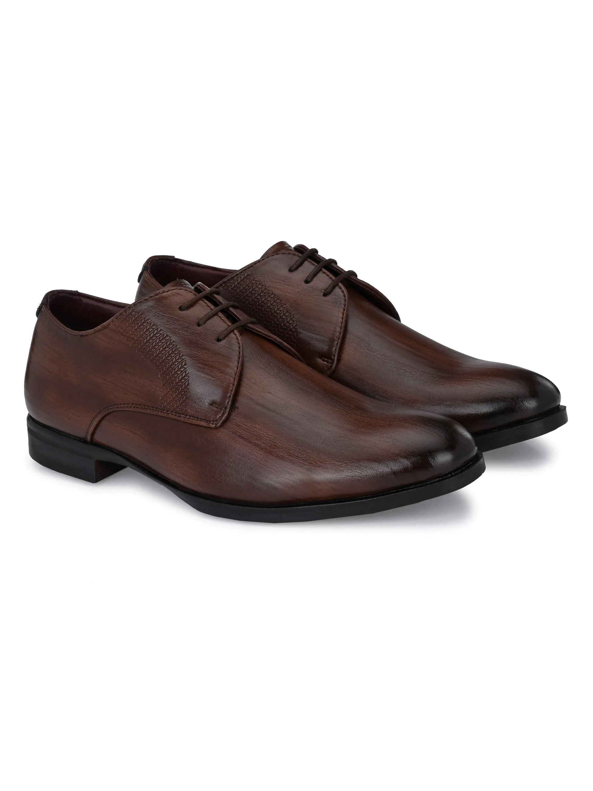 Barrel Brown Derby Shoes