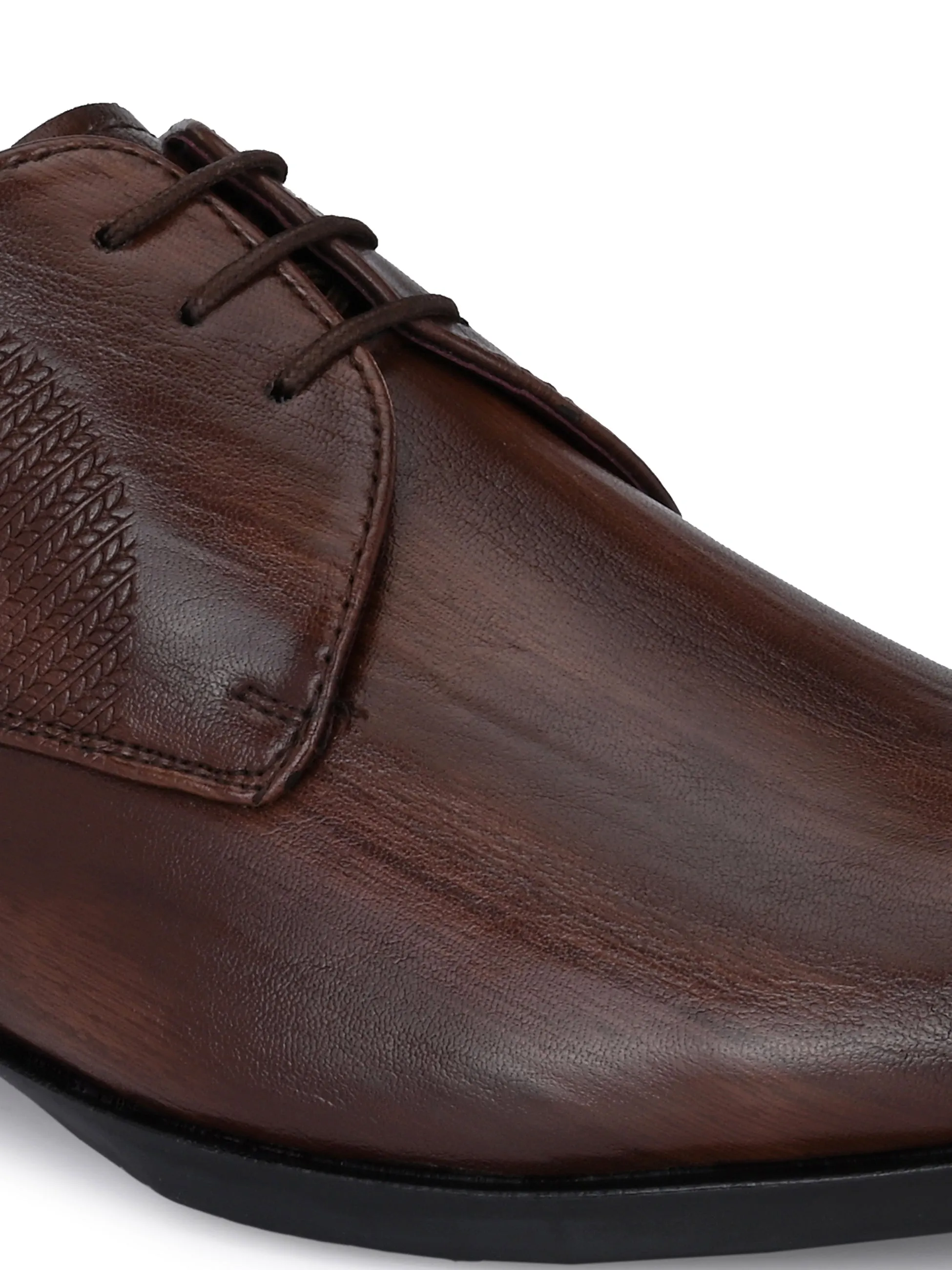 Barrel Brown Derby Shoes