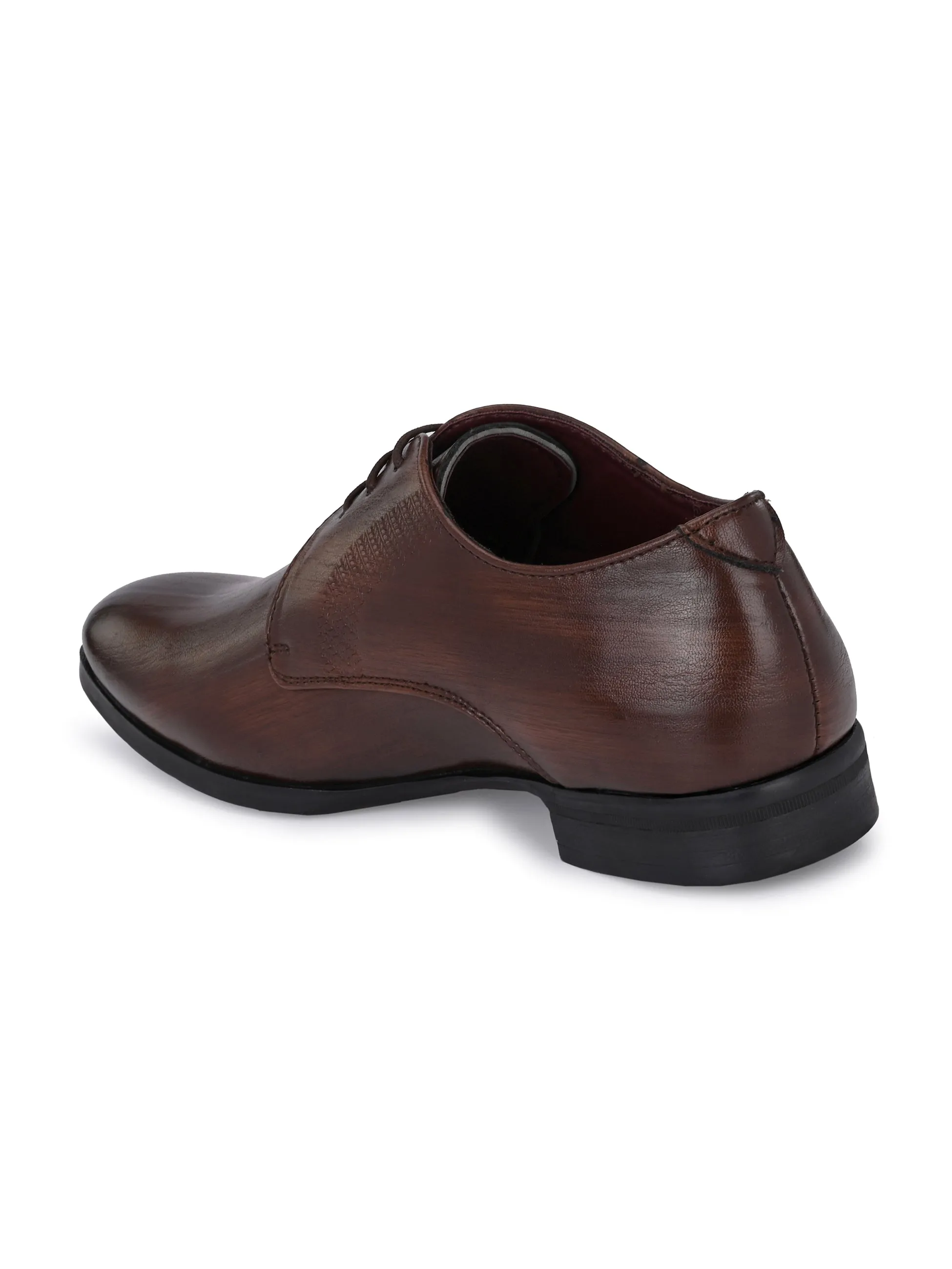 Barrel Brown Derby Shoes