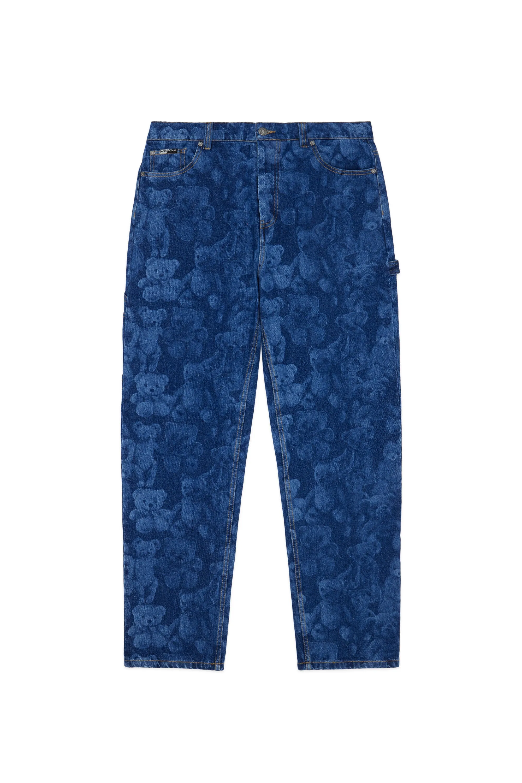 Bear Print Jeans