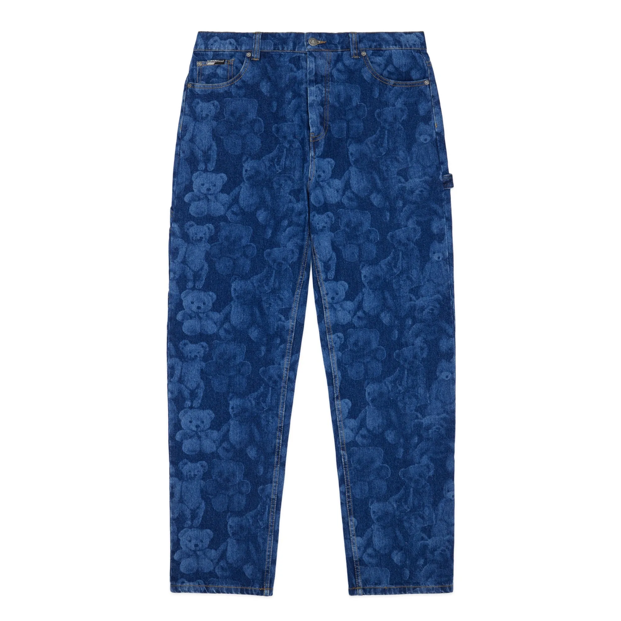 Bear Print Jeans