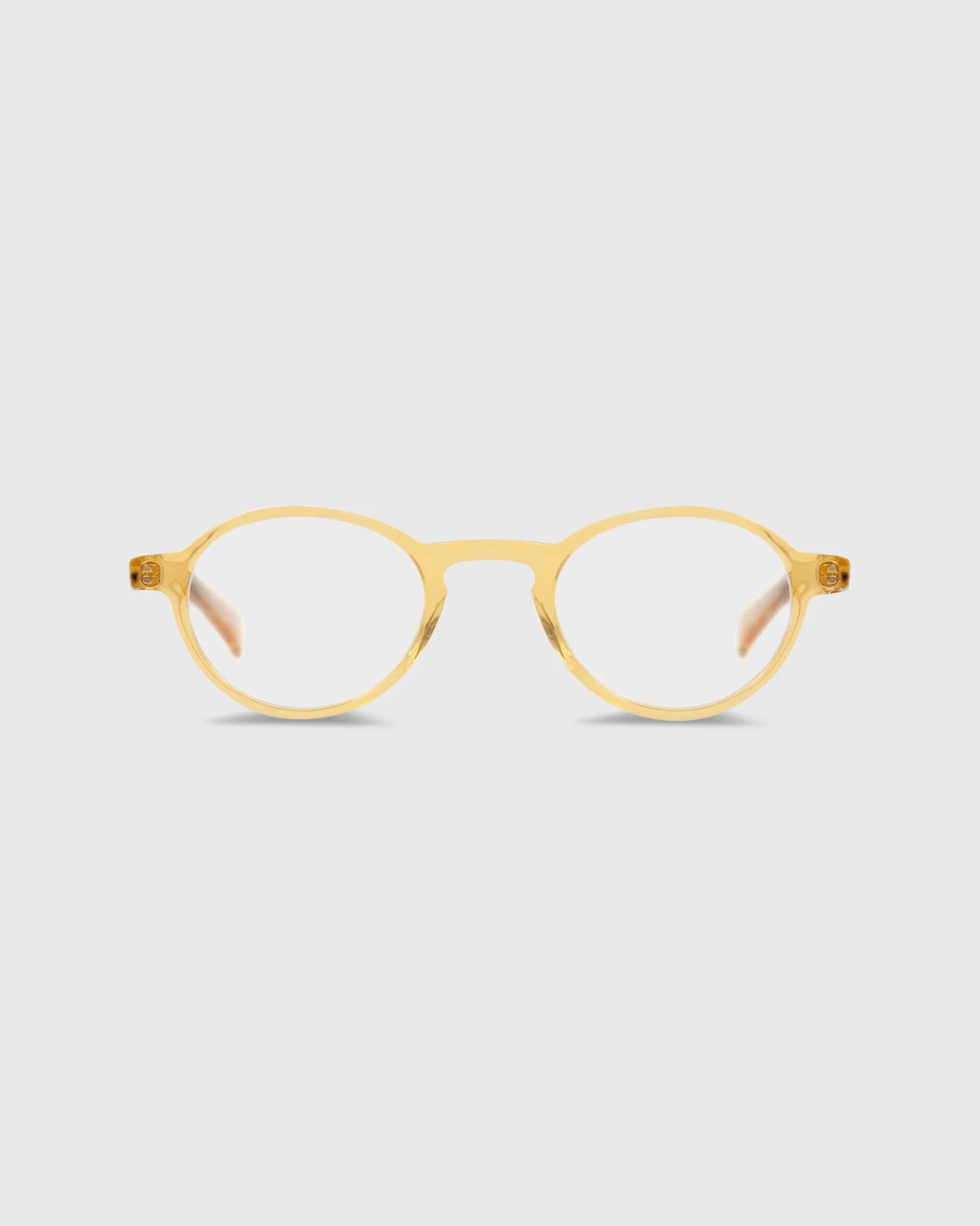 Board Stiff Reading Glasses in Orange Crystal