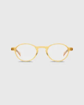 Board Stiff Reading Glasses in Orange Crystal