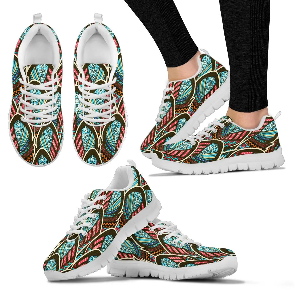 Boho Feathers Running Shoes