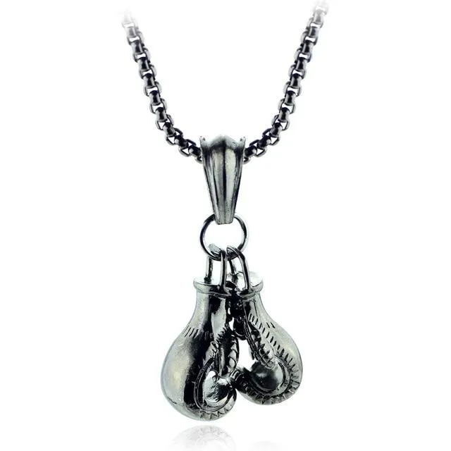 Boxing Gloves Necklace