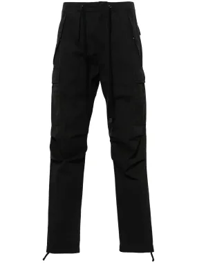 Cargo-Pockets Twill Trousers