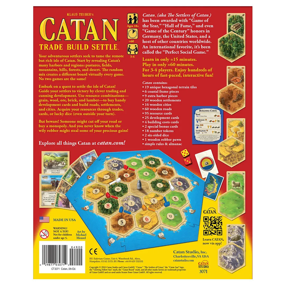 Catan Base Game Strategy Board Game