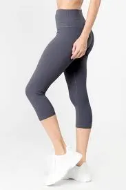 Charcoal Capri Leggings