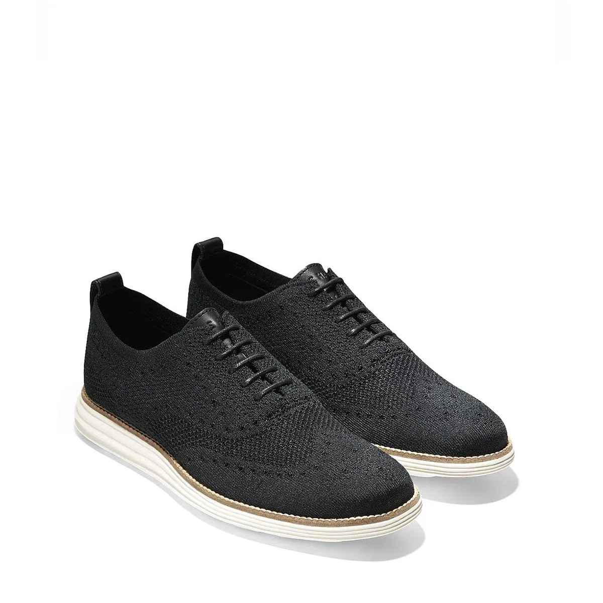 Cole Haan Original Grand Stitchlite Wing Ox Black Ivory    