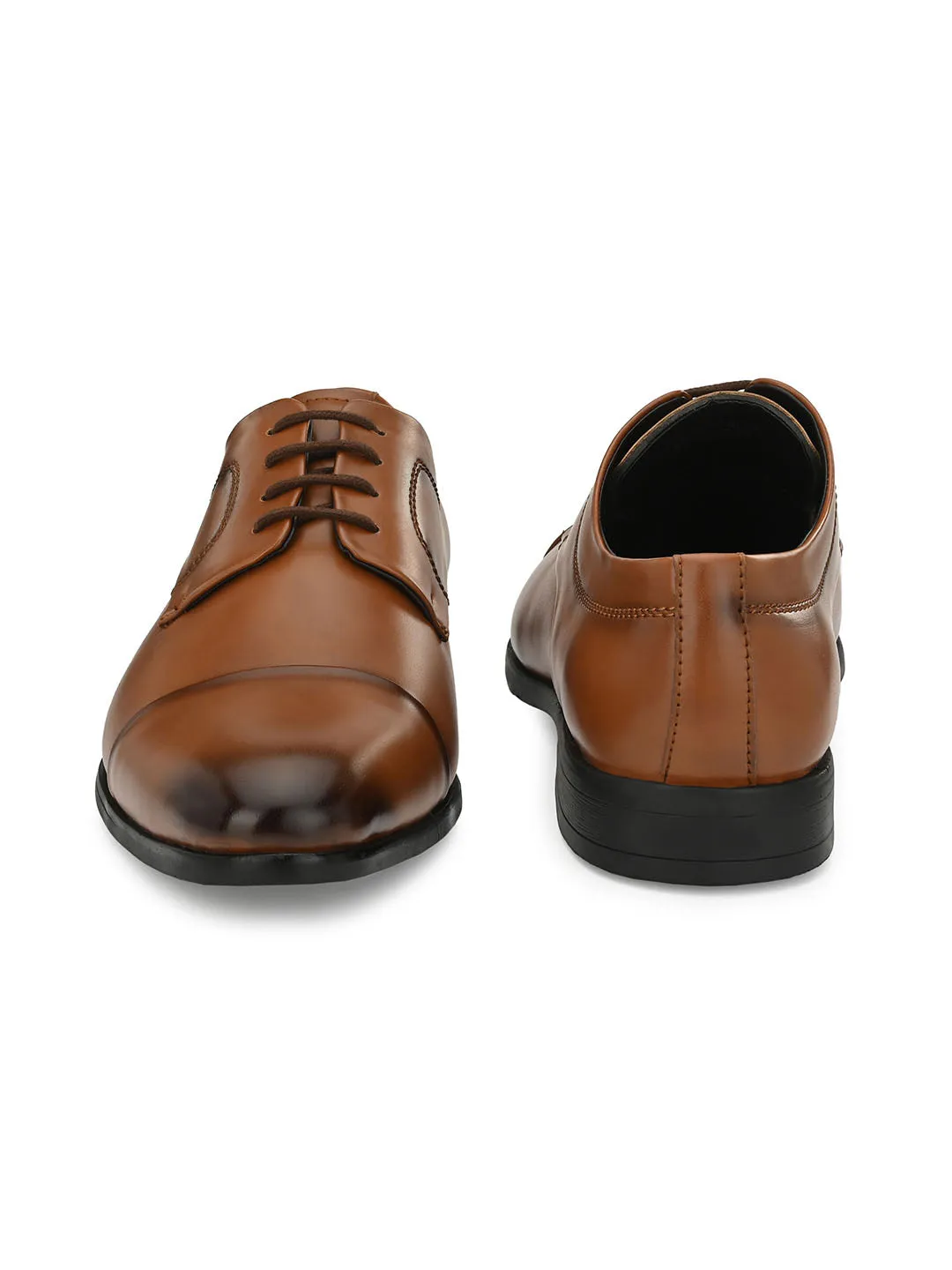 Commando Tan Oxford Shoes