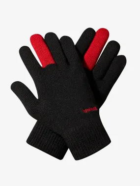 Contrast Digit Wool Gloves