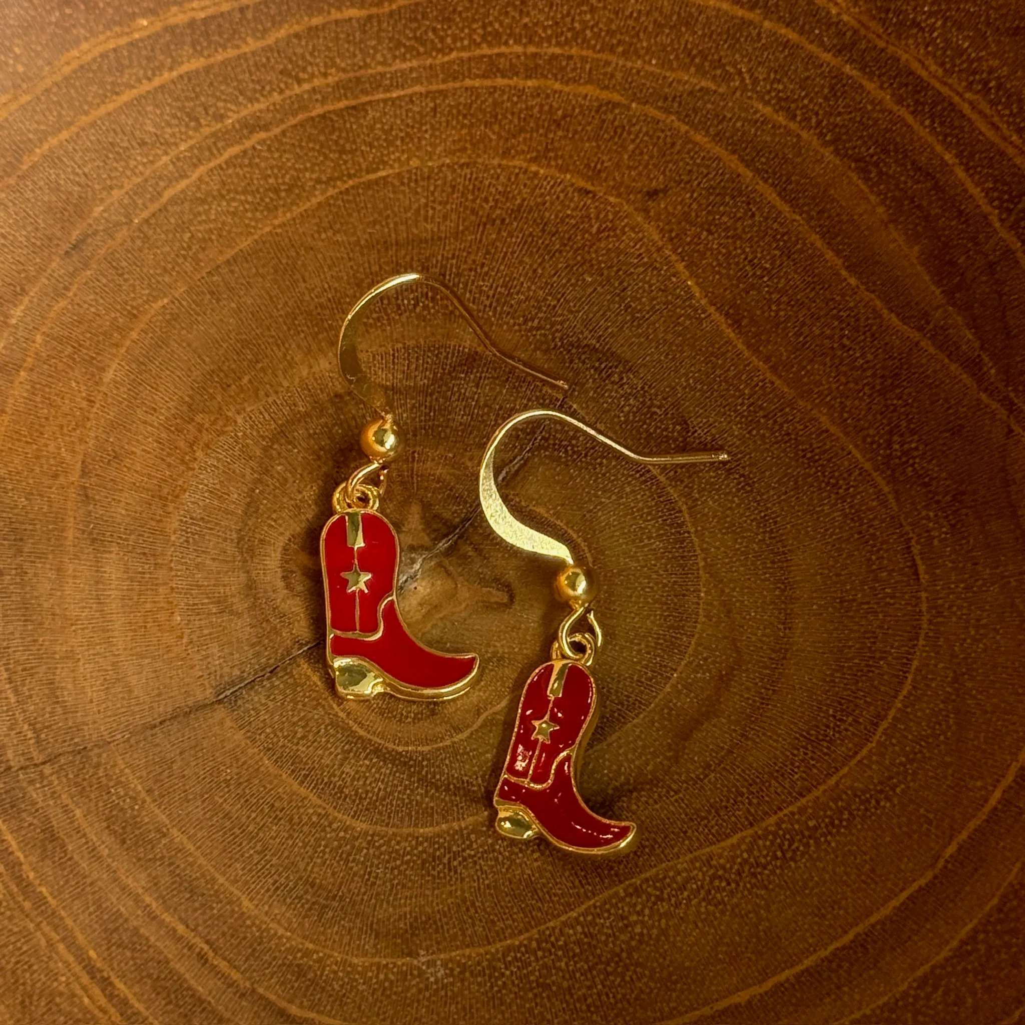 Cowgirl Boot Earrings