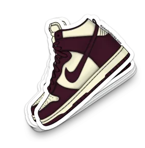 Dunk High "Bordeaux" Sneaker Sticker