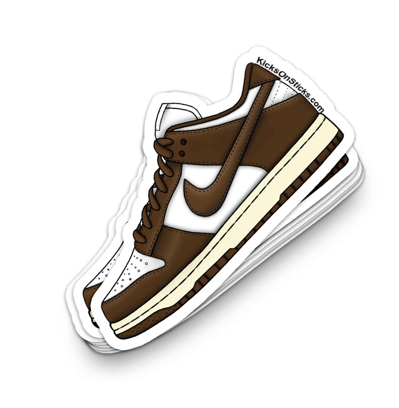 Dunk Low "Cacao" Sneaker Sticker