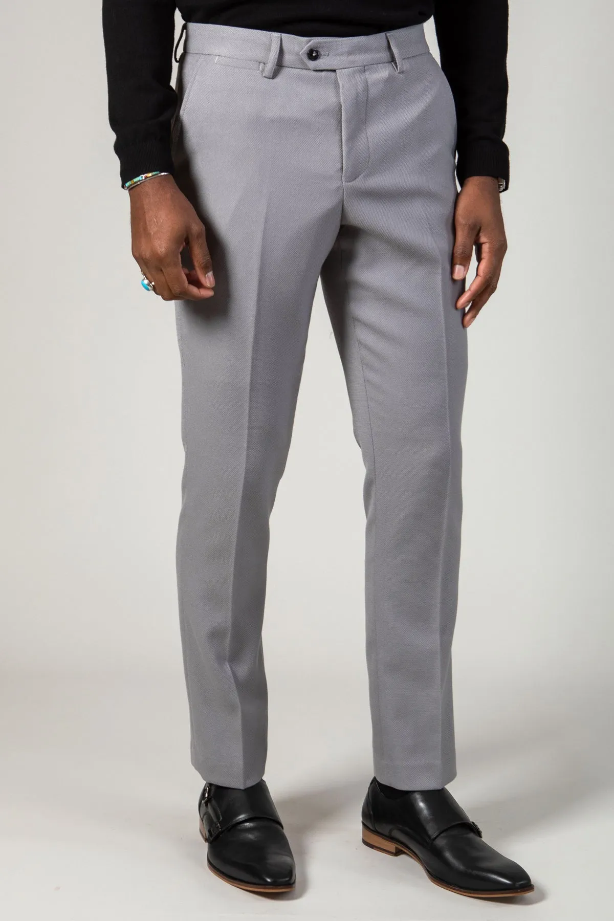 EDWIN - Silver Grey Trousers