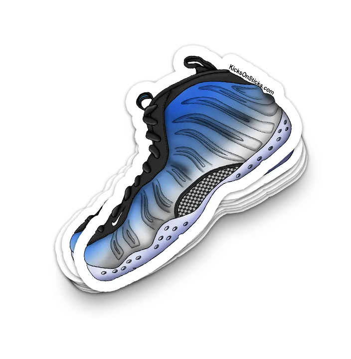 Foamposite "Blue Mirror" Sneaker Sticker