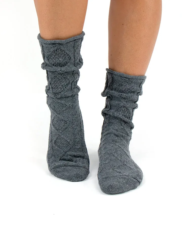 Grace & Lace Cable Knit Boot Socks