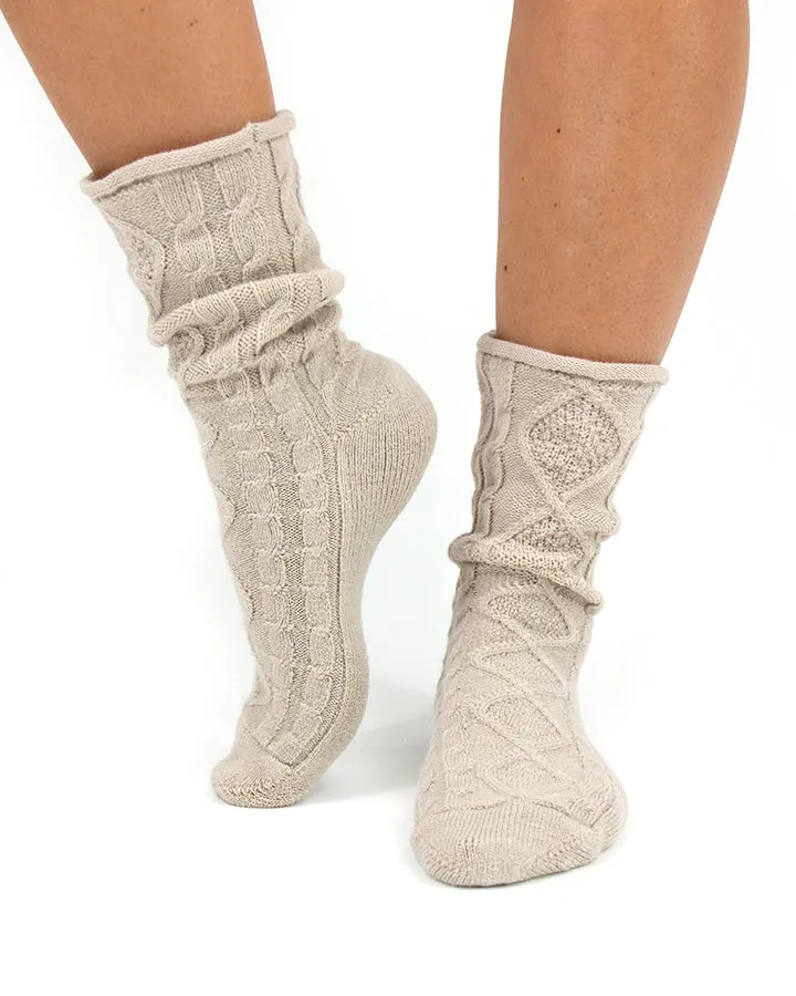 Grace & Lace Cable Knit Boot Socks