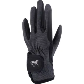 Horze Kids Stretch Gloves (Black)