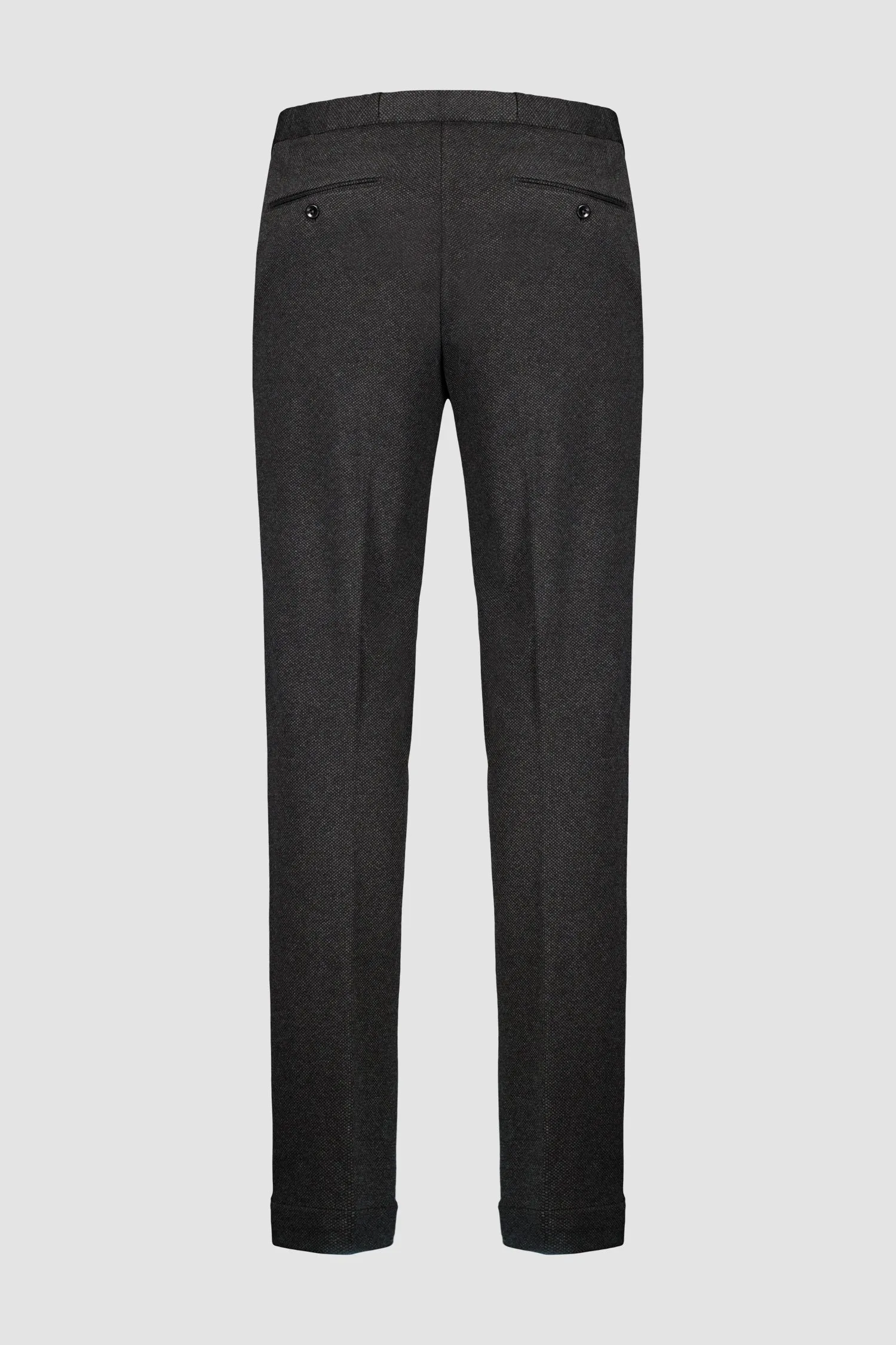 Incotex Dark Grey Knitted Trousers