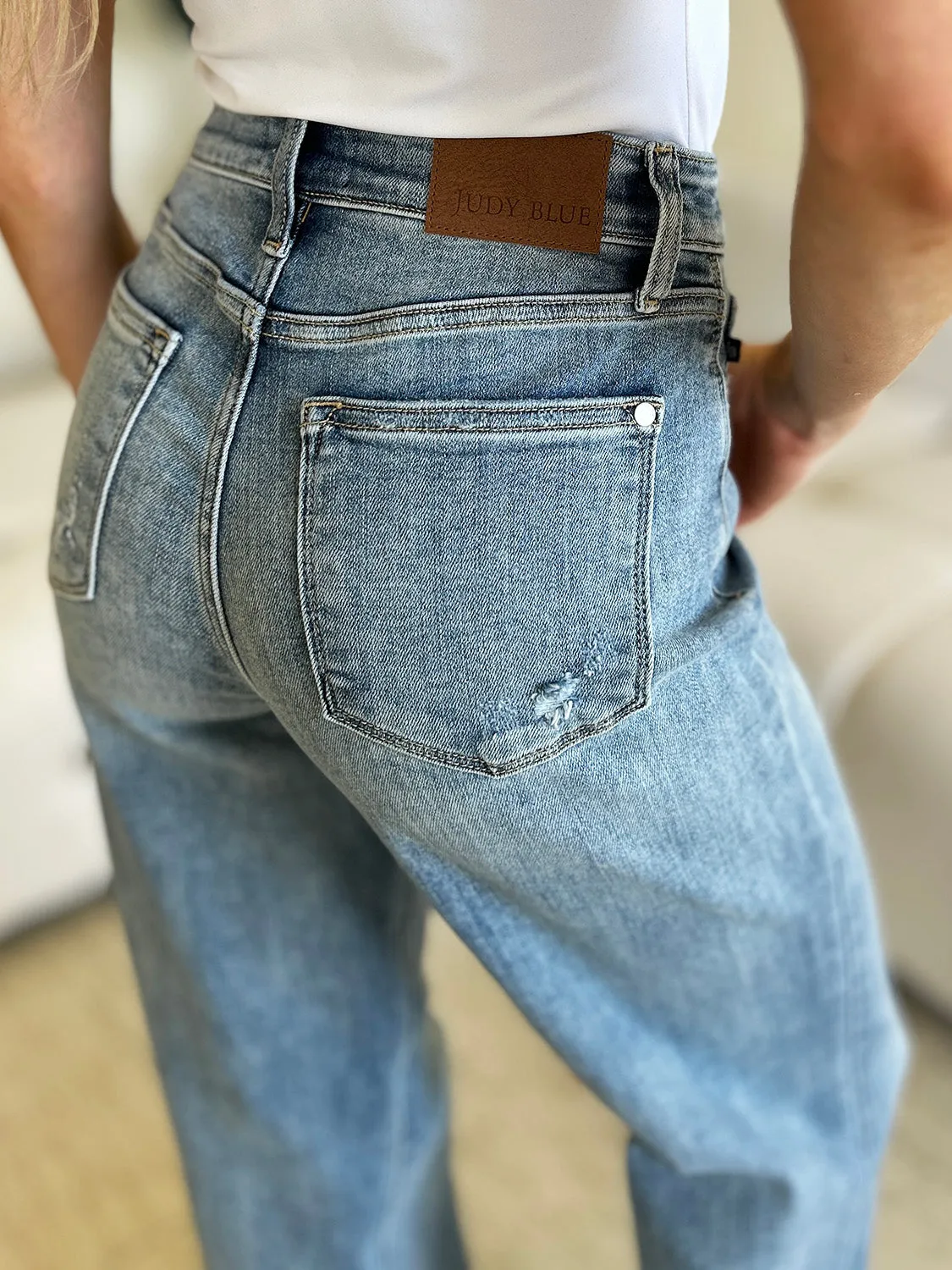 Judy Blue High Waist Straight Jeans