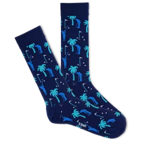 K.Bell Men's Golf Paradise Crew Sock