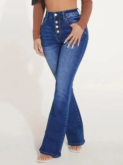 Leslie Button Fly Jeans