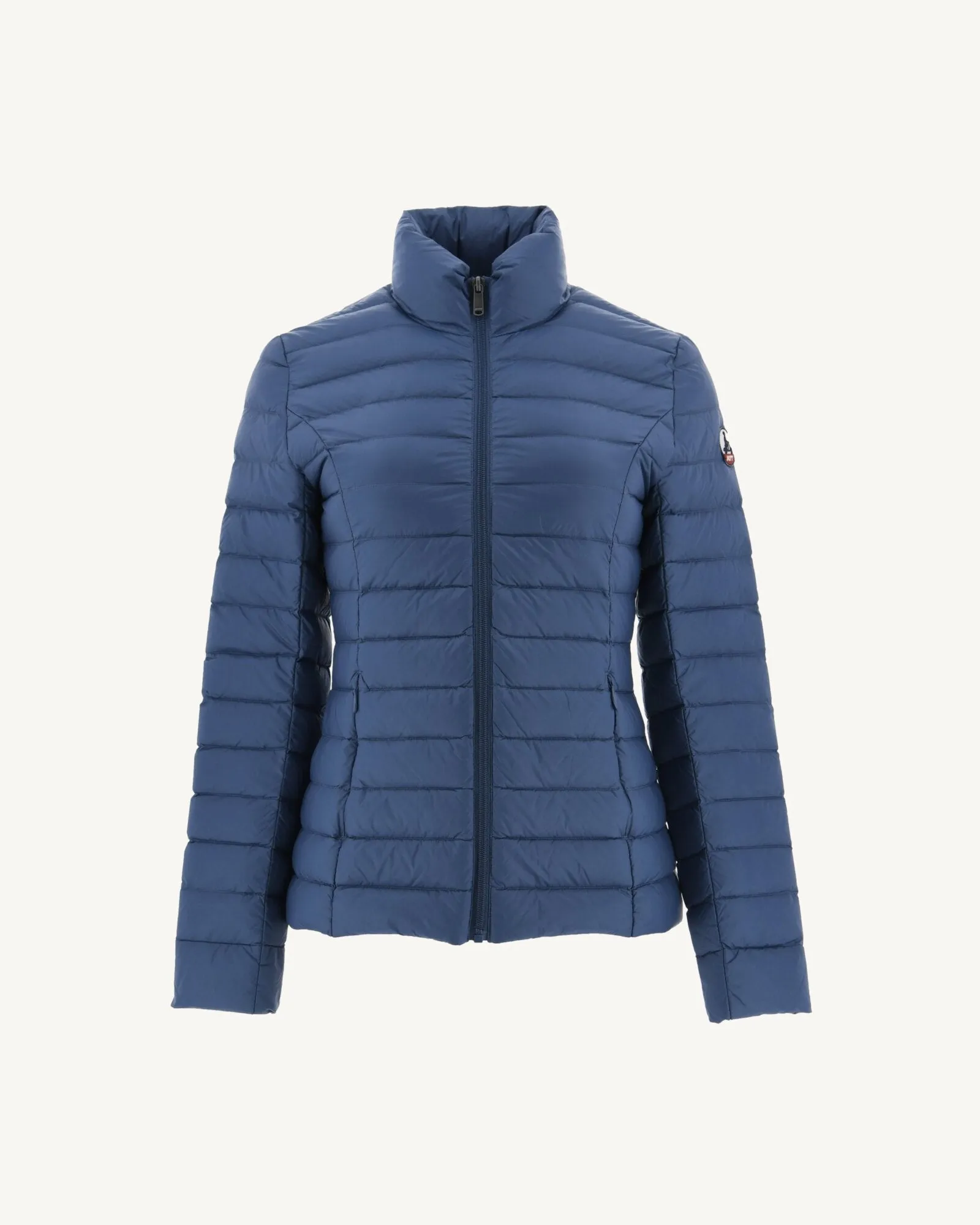 Lightweight down jacket Blue jeans Cha