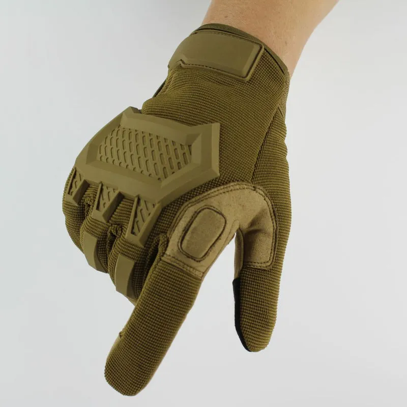 Men Paintball Airsoft Outdoor Shooting Hiking Full Finger Gloves