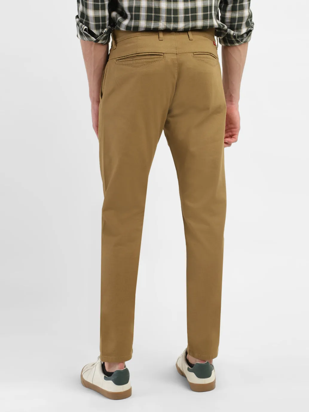 Men's 512 Brown Slim Tapered Fit Trousers