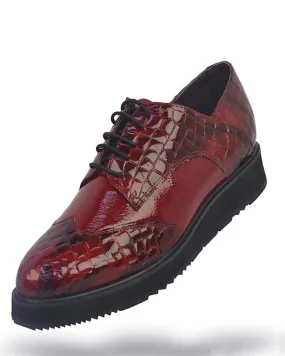 Men's Leather Shoes - Roma Red