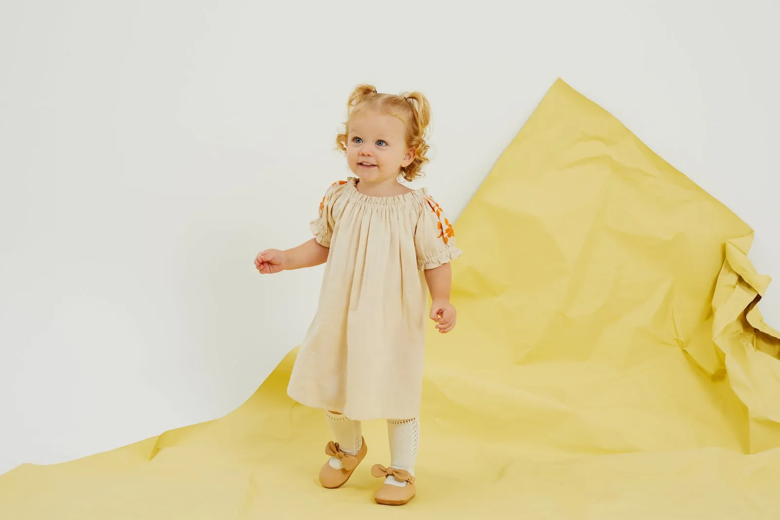 Minnie Baby Shoes - Camel