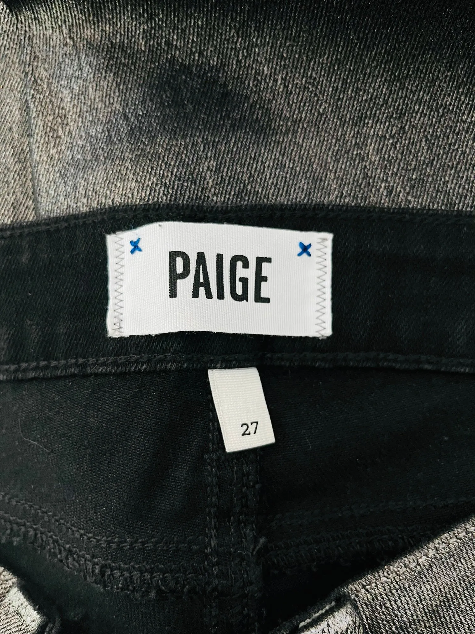 Paige Metallic Jeans. Size S