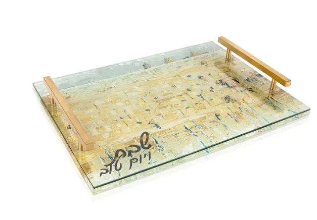 Painted Kosel Challah Board By Zelda