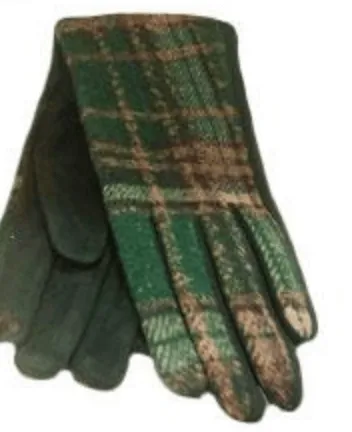 Plaid Gloves