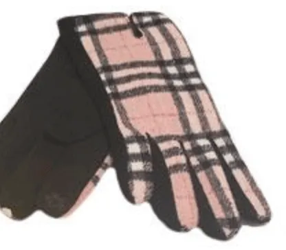 Plaid Gloves