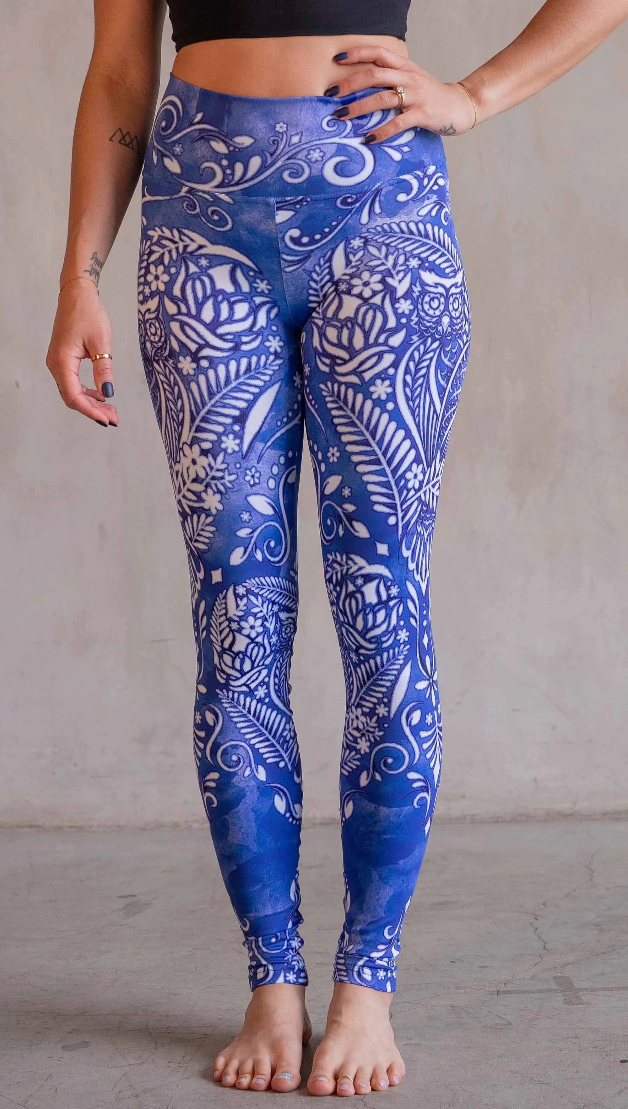 Porcelain Owls - Athleisure Leggings