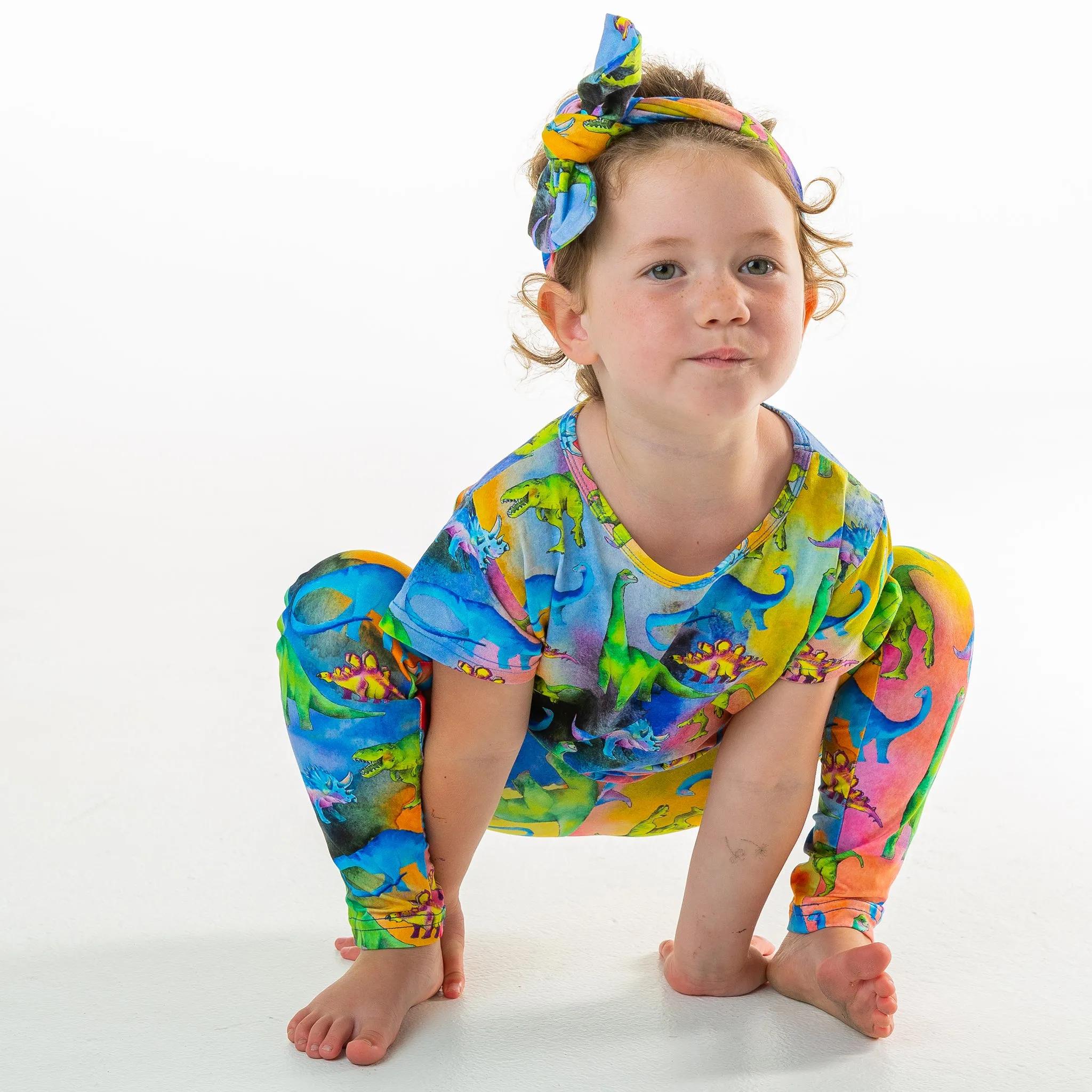 Rainbow-saurus Kids' Leggings