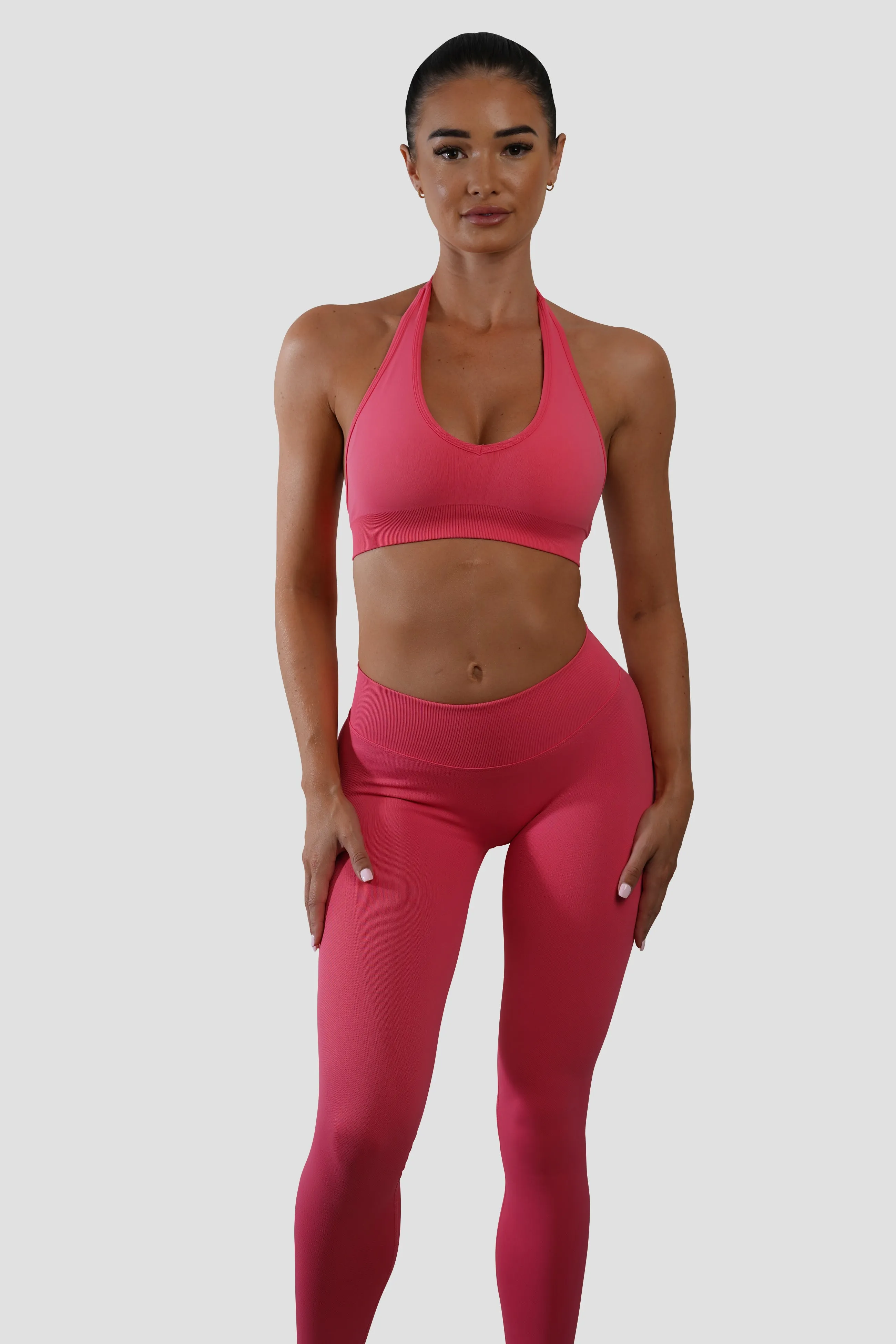 RECOIL LEGGINGS - DARK CORAL