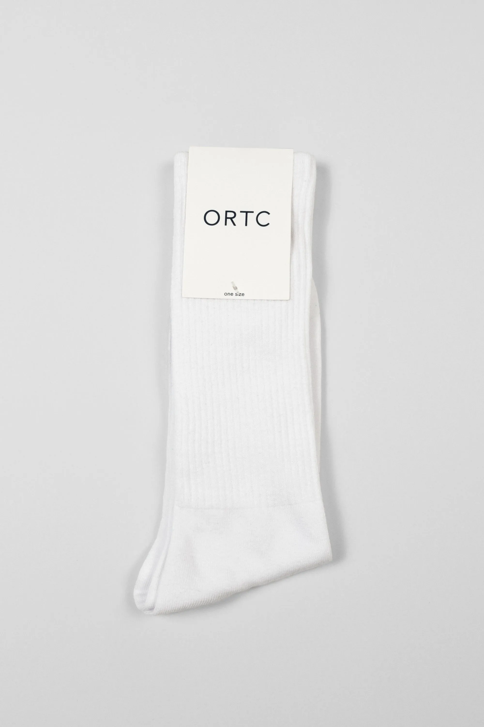 Ribbed Sock White