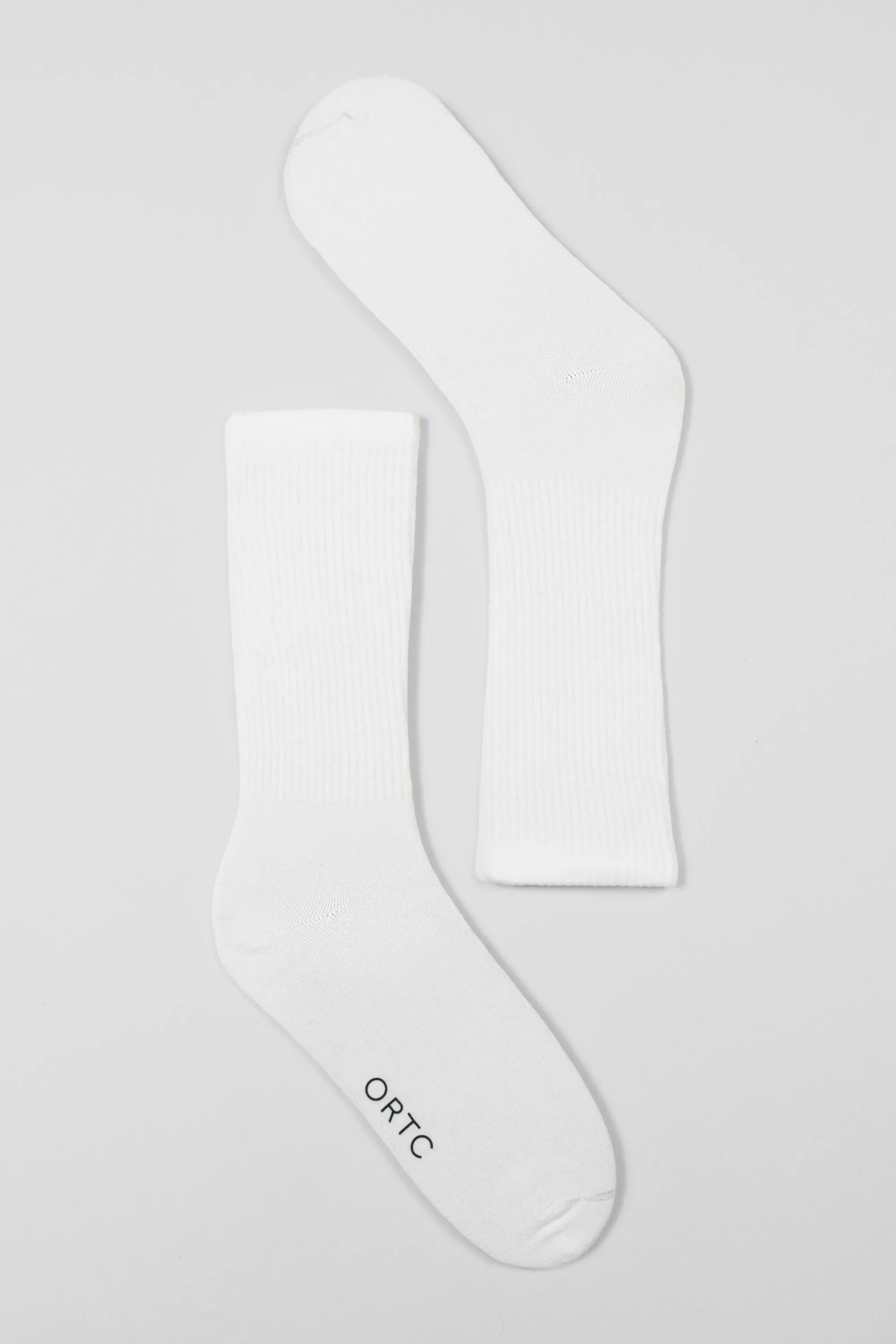 Ribbed Sock White