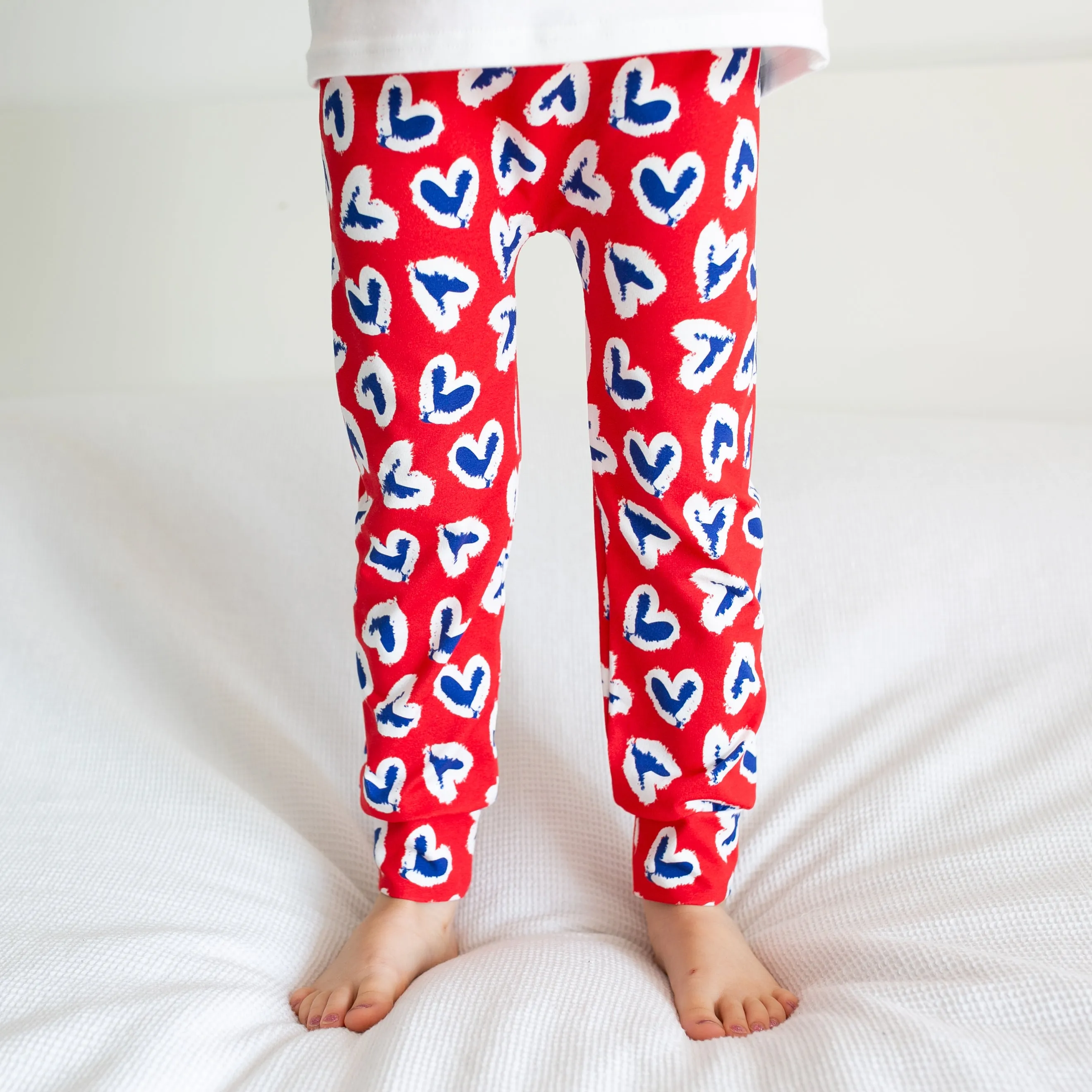 Royal heart Leggings