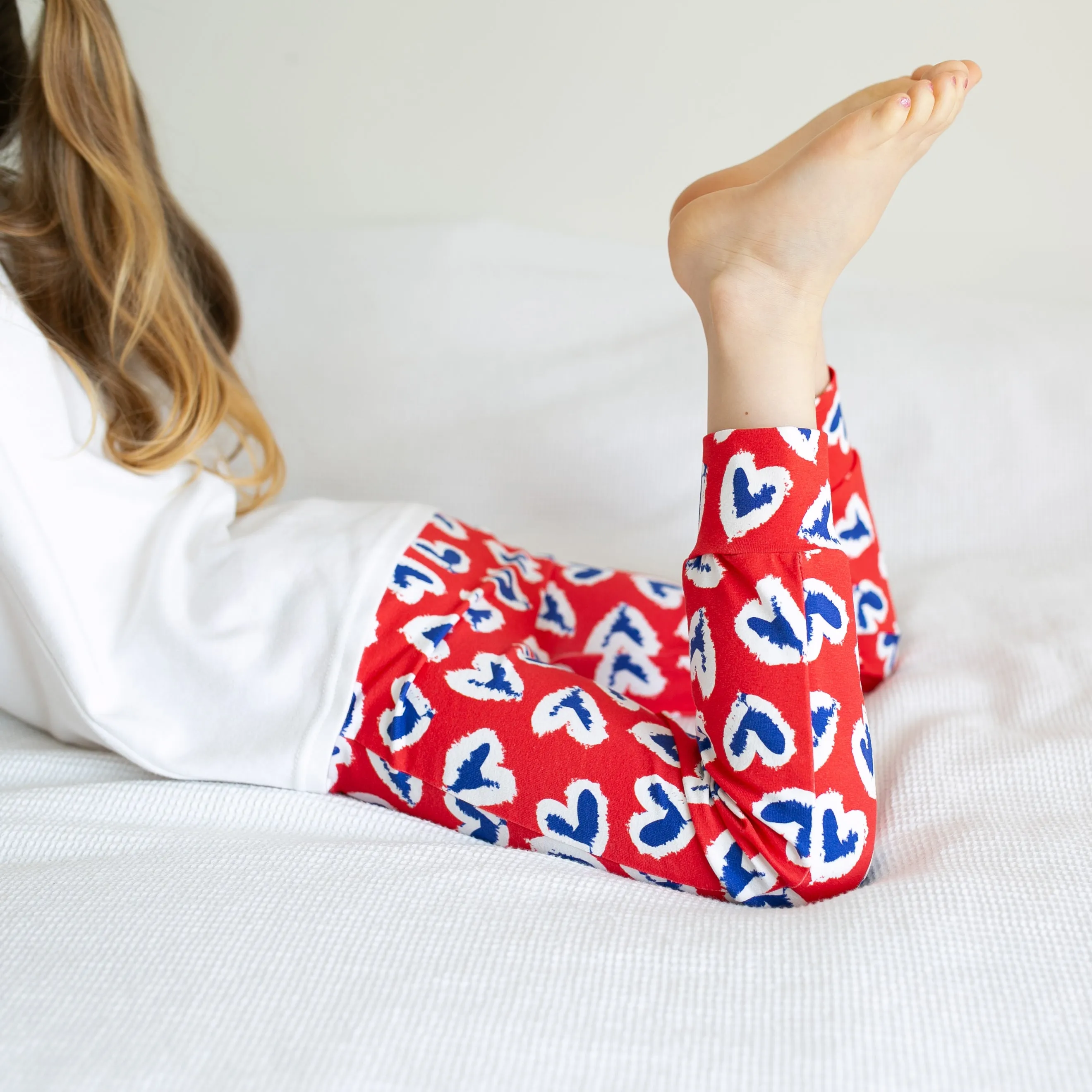 Royal heart Leggings