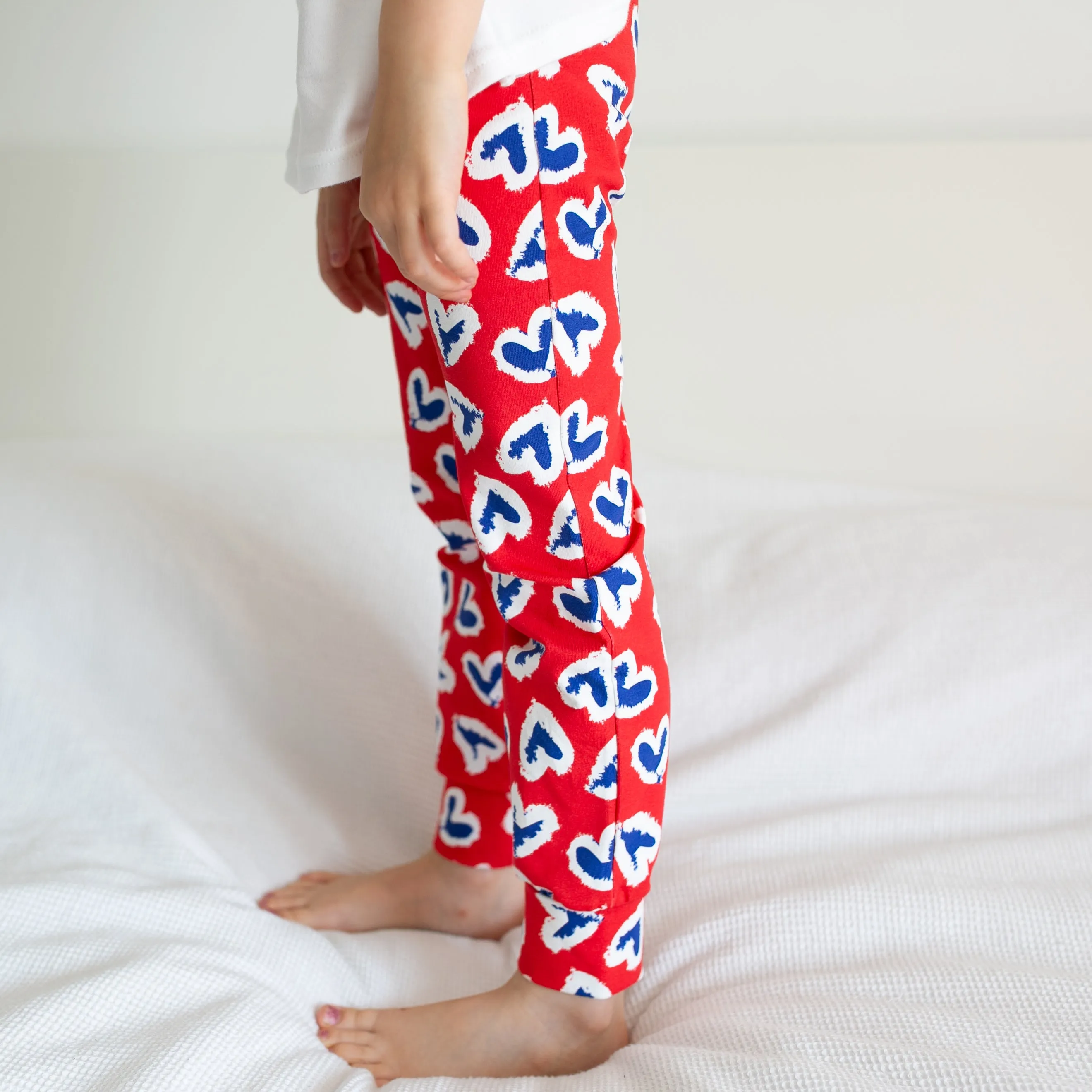 Royal heart Leggings