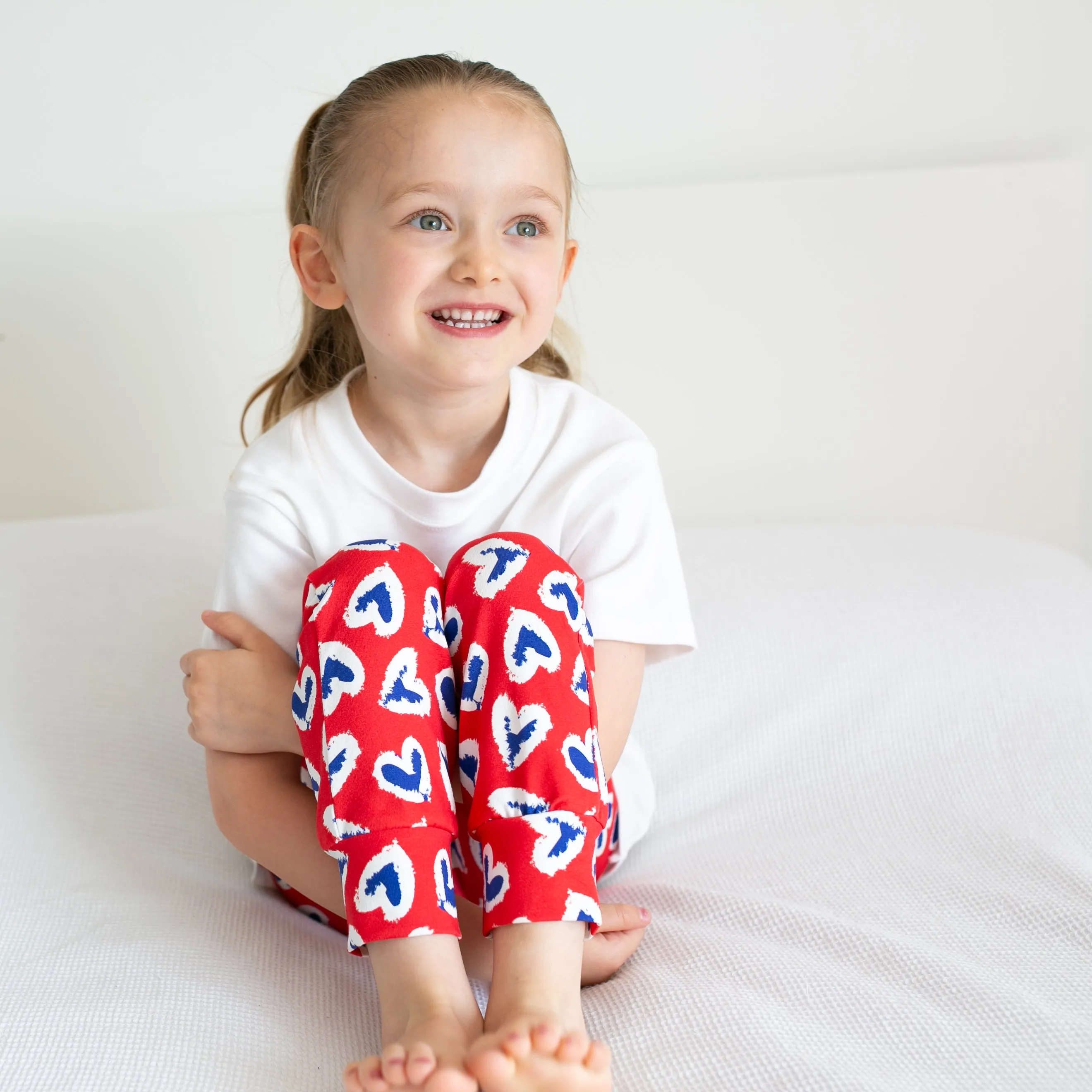 Royal heart Leggings