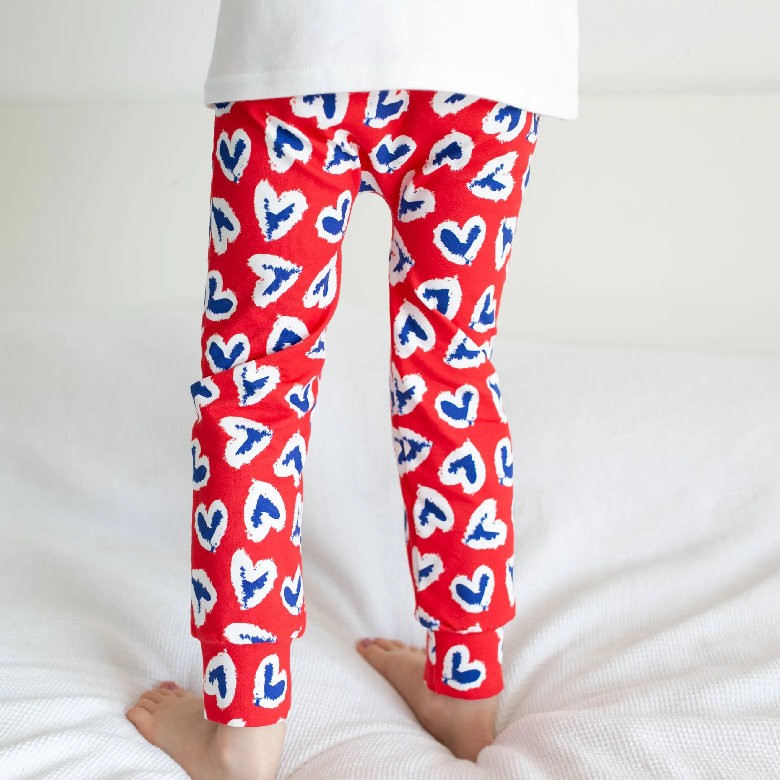 Royal heart Leggings