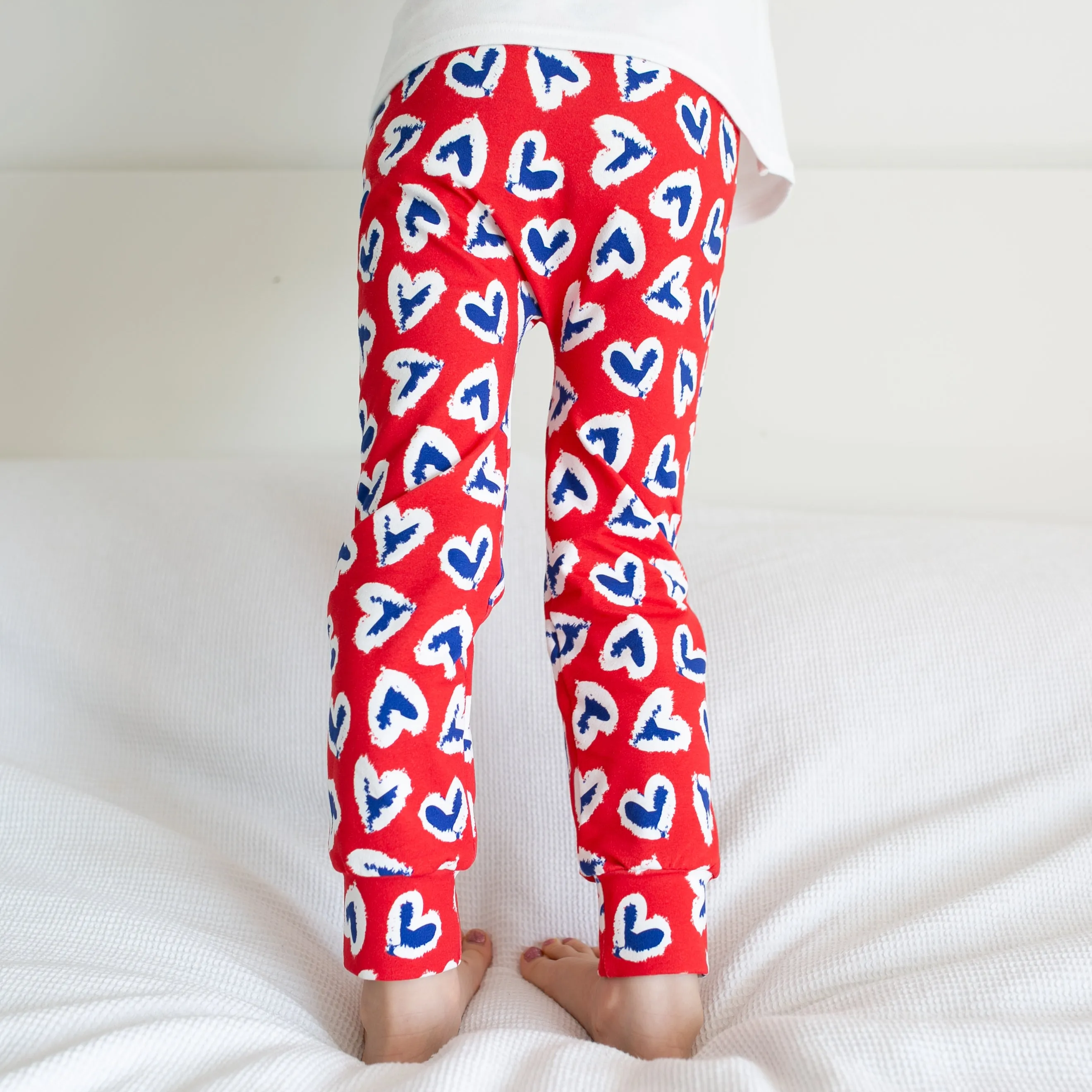 Royal heart Leggings